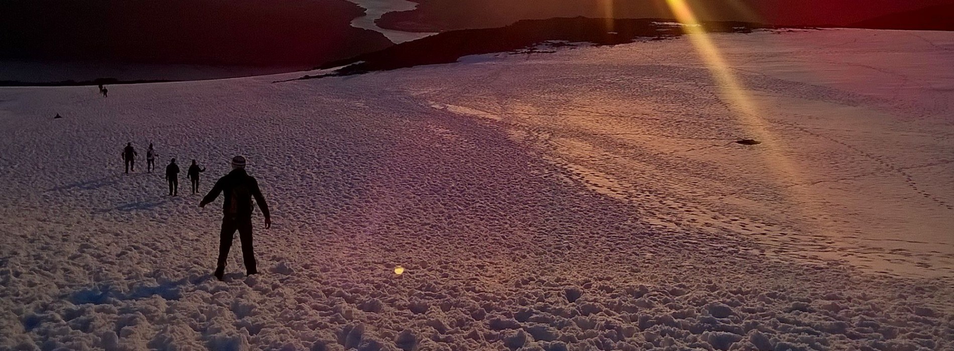 Sunrise over Ben Nevis summit