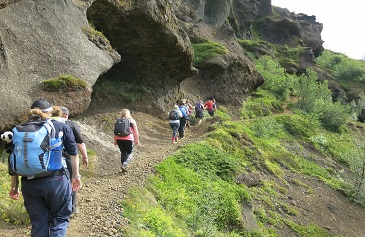 Narrow Paths Icelandic Lava Trek