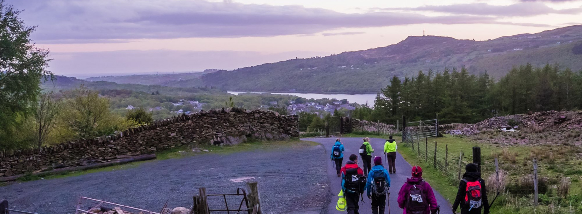 descending towards Llan Beris