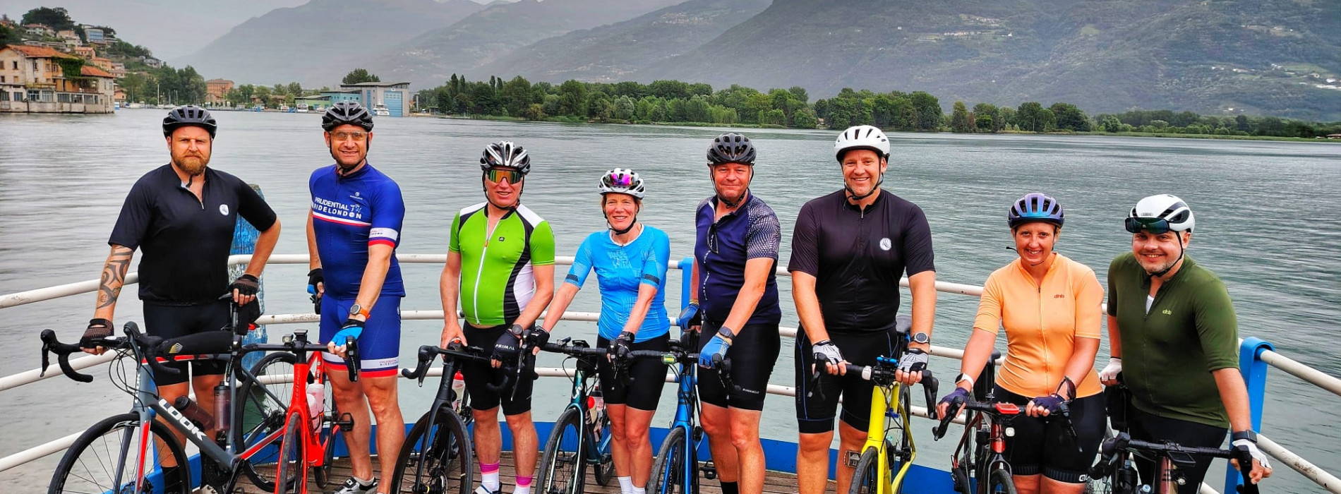 Setting off from Lake Iseo