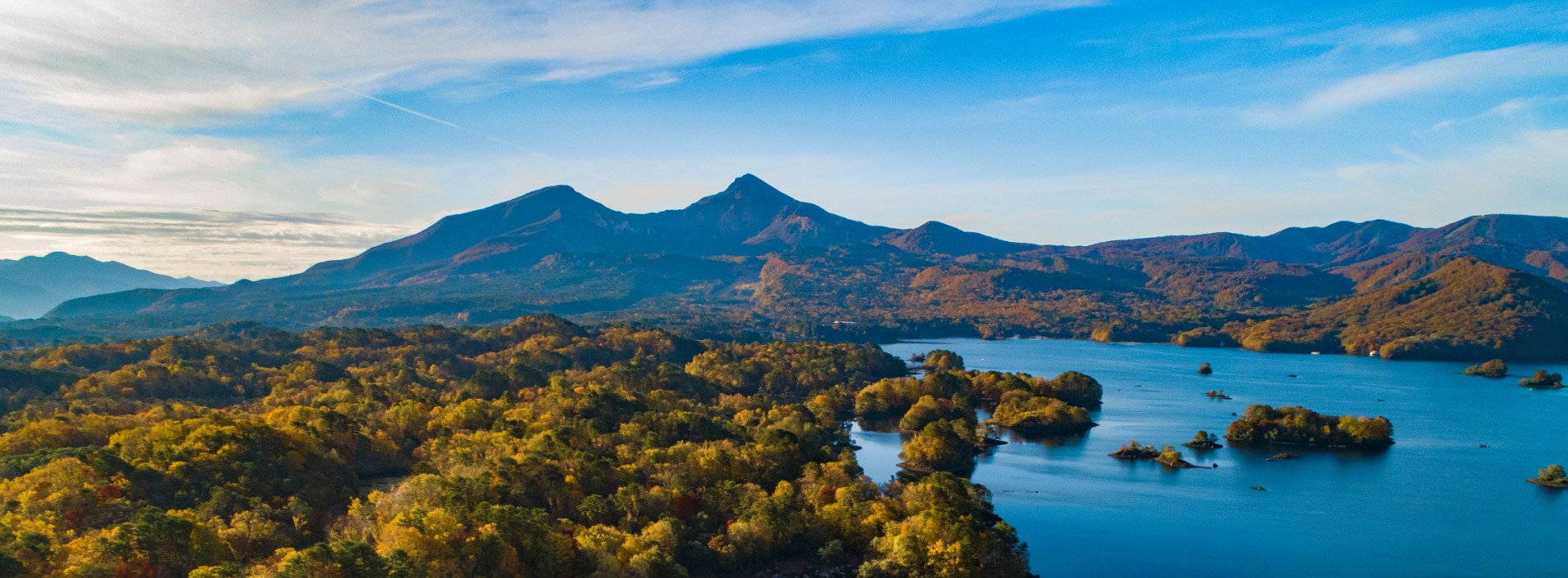 Mount Bandai and Hibara Lake