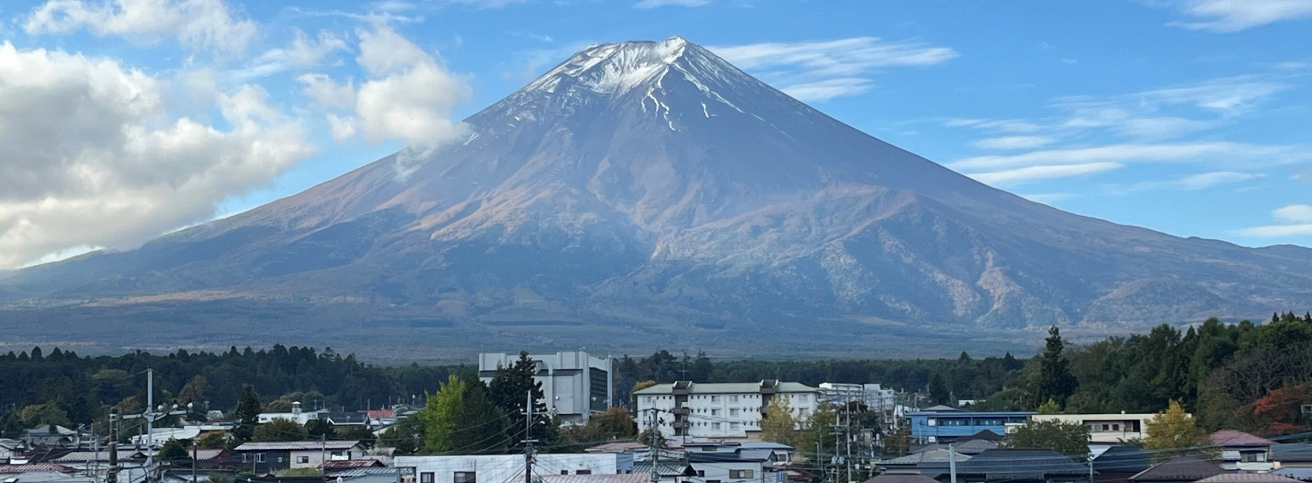 Majestic Mount Fuji, from Fujiyoshida