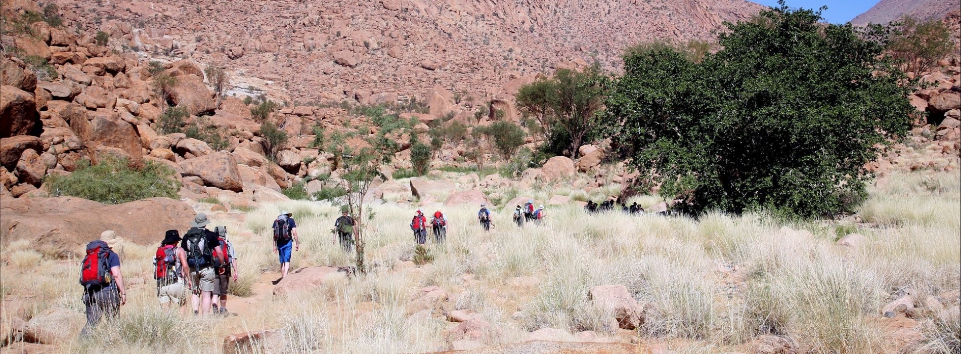 Trekking in Damaraland