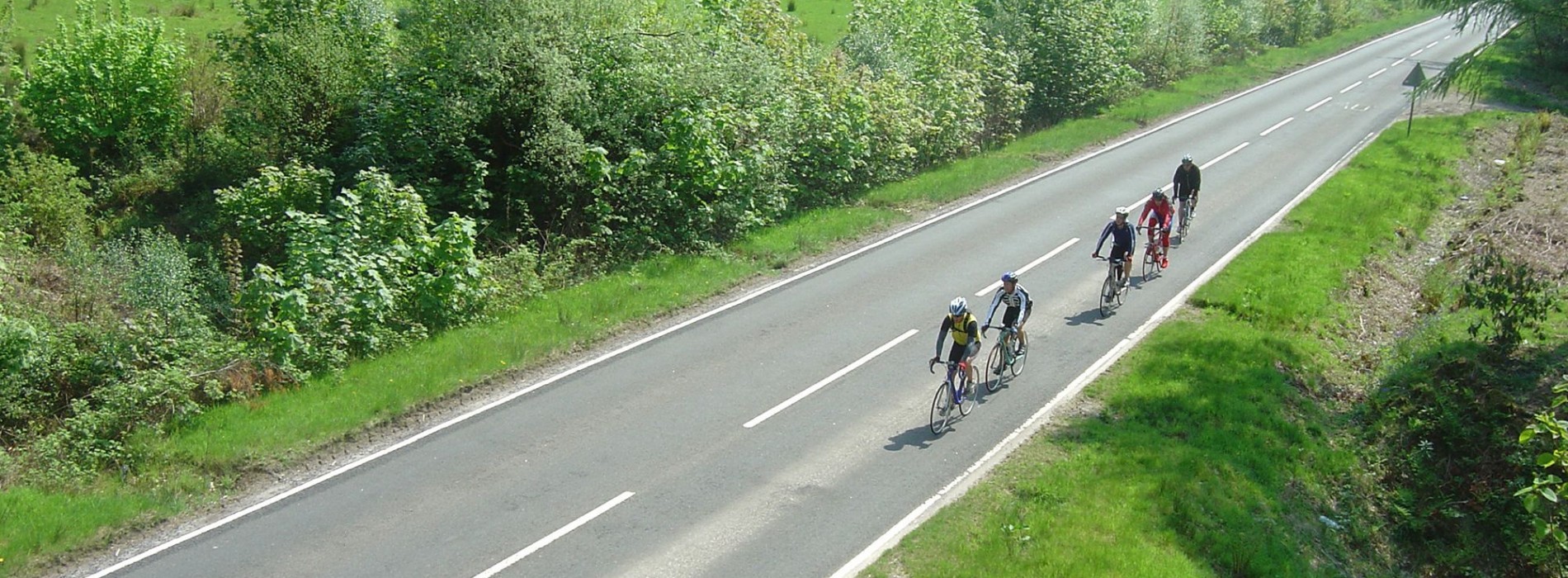 Scenic road cycling