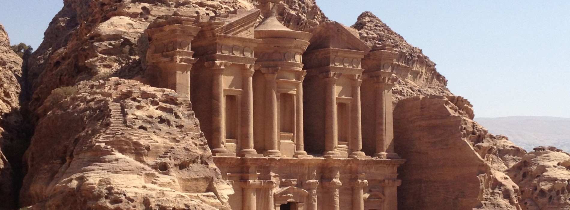 Arriving at Petra