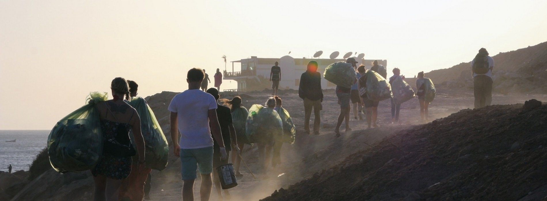 A day well spent collecting washed up rubbish