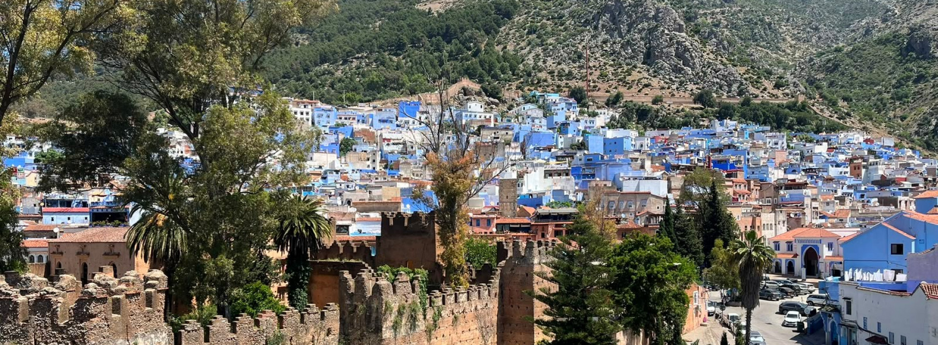 Beautiful blue town of Chefchaouen
