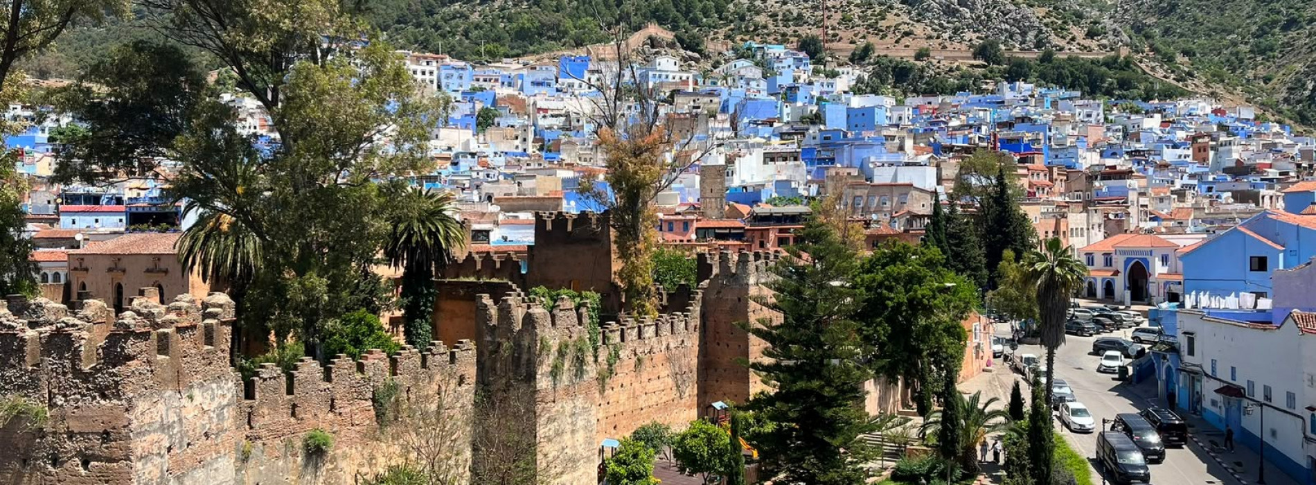 Beautiful blue town of Chefchaouen