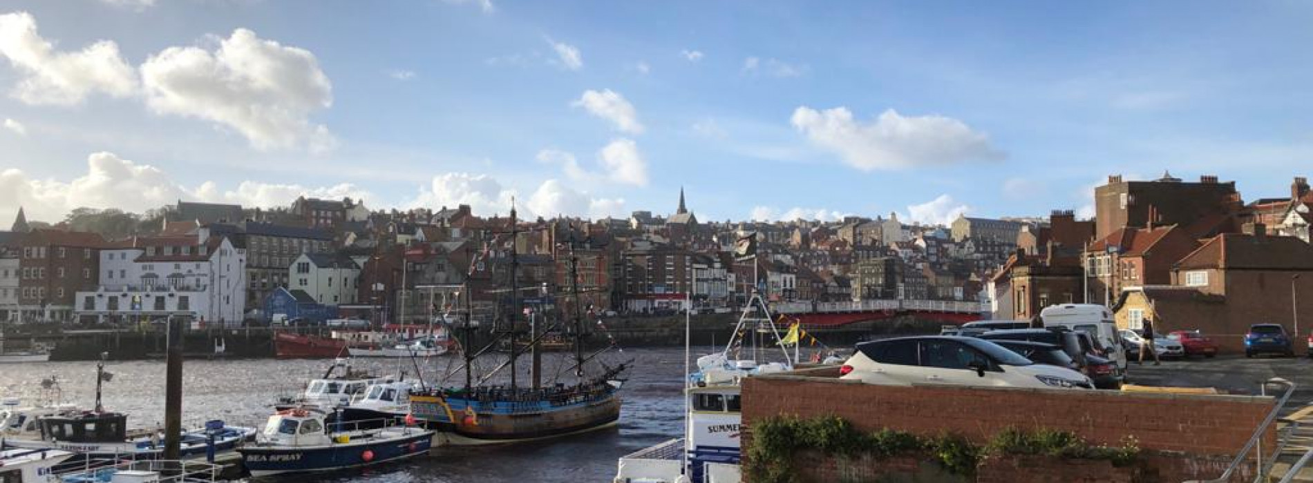 Whitby in the sunshine