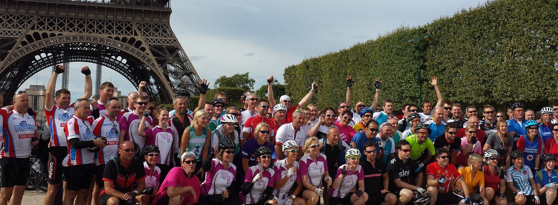 London to Paris finishers