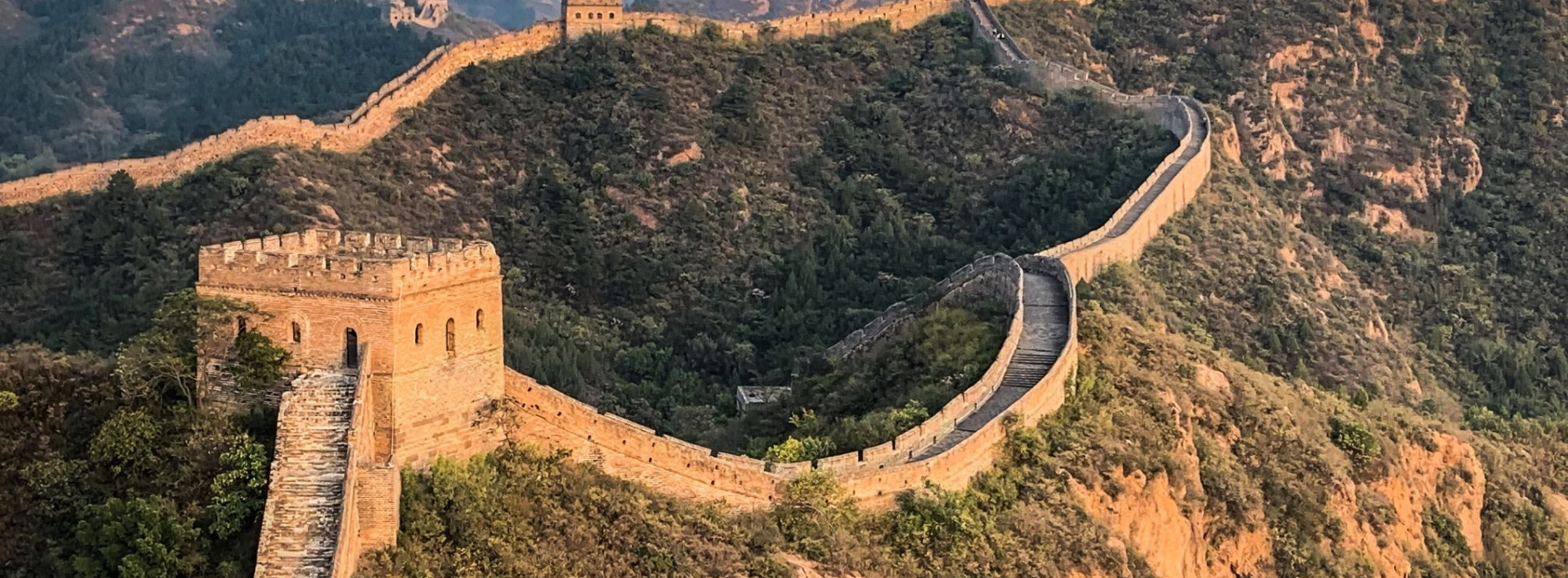 Breathtaking views of the Great Wall