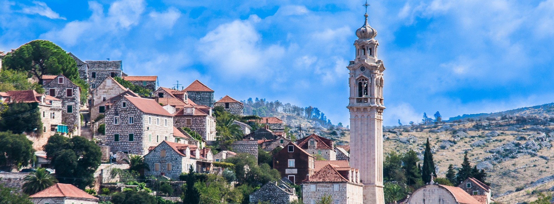 Magnificent buildings on Brač Island