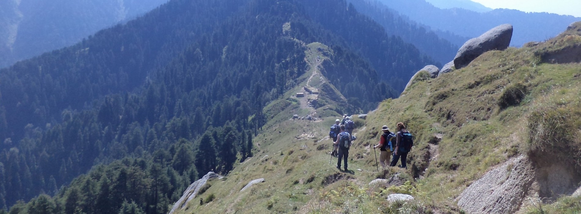 Panoramic views of the surrounding mountains